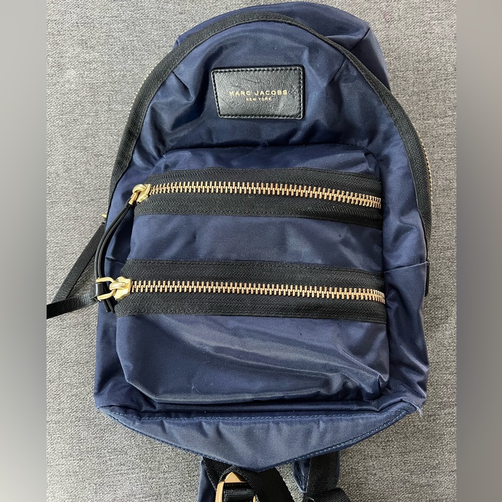 Marc Jacobs Navy small backpack